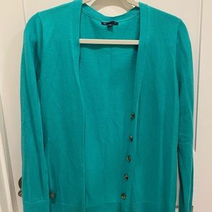 Women’s blue cardigan